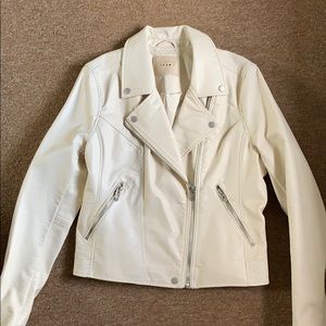 Blank NYC faux leather moto jacket. L. Never worn